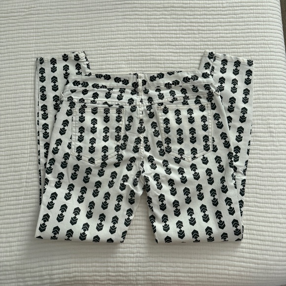 Free People Arrowhead Skinny Jeans in Black and White (Size 28) - Picture 3 of 9